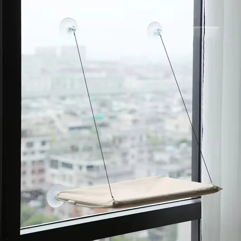 Cat Window Hanging Hammock Bed Suction Cup Space Saving All Seasons Easy Install Pet Bed Cat Climbing Frame Pet Accessories