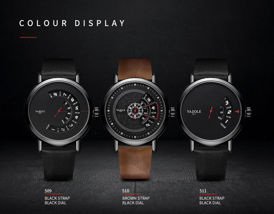 UTHAI CQ57 Men's Quartz Watch, Watch Leather Strap, Sports, Business, Leisure, Waterproof Top Brand, Simple Men's Watch