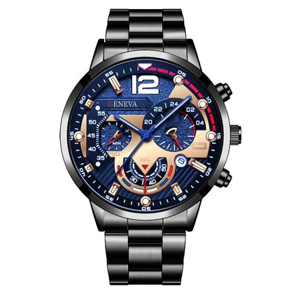 Fashion Mens Watches Luxury Quartz Wristwatch Calendar Luminous Clock Men Business Casual Steel Watch Reloj Hombre Часы Мужские