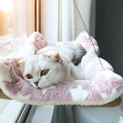 Cat Window Hanging Hammock Bed Suction Cup Space Saving All Seasons Easy Install Pet Bed Cat Climbing Frame Pet Accessories