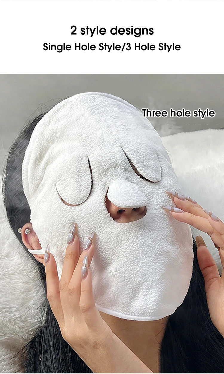 Hot compress towel hanging ear soft skin-friendly steam heating cold hot compress face towel wet compress irrigation face towel